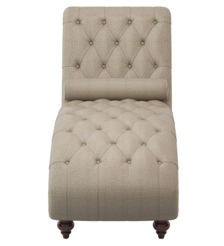 1162BR-5 - Chaise with Nailhead and Pillow