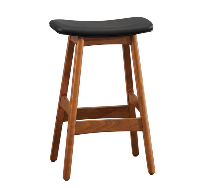 1188BK-24 - Counter Height Stool, Matt Black