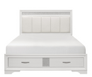 1505W-1 - Queen Platform Bed with Footboard Storage