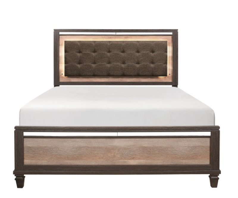 1518-1 - Queen Bed with LED Lighting