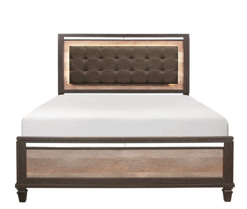 1518K-1CK - California King Bed with LED Lighting