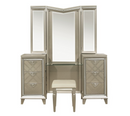1522-15WF - Vanity Dresser with Mirror and LED Lighting