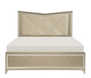 1522-1WF - Queen Platform Bed with LED Lighting and Footboard Storage