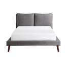 1548GYK - King Platform Upholstered Bed with 2 USB Charging Ports