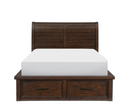 1559K-1CK - California King Platform Bed with Footboard Storage