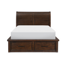 1559K-1EK - Eastern King Platform Bed with Footboard Storage