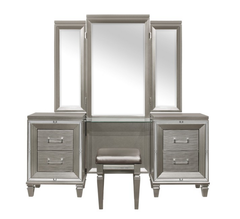 1616-15 - Vanity Dresser with Mirror