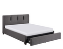 1632GHK-1CKDW - California King Platform Bed with Storage Footboard