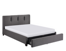 1632GHK-1EKDW - Eastern King Platform Bed with Storage Footboard