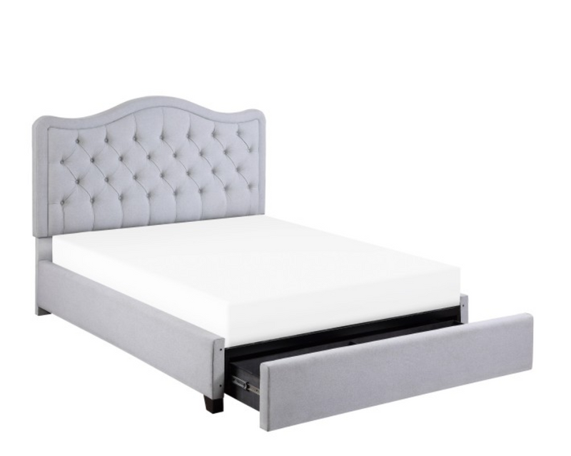 1642-1DW - Queen Platform Bed with Storage Drawers
