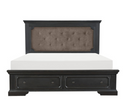 1647-1 - Queen Platform Bed with Footboard Storage
