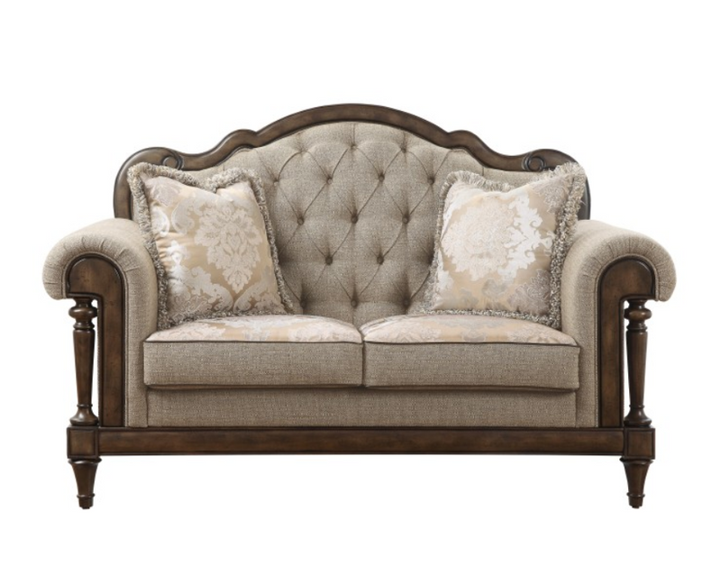 16829-2 - Love Seat with 2 Pillows