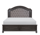 1699K-1EK - Eastern King Platform Bed with Footboard Drawers