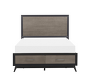 1711-1 - Queen Platform Bed with Footboard Storage