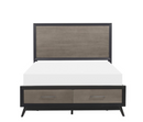 1711K-1CK - California King Platform Bed with Footboard Storage