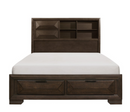 1753K-1EK - Eastern King Platform Bed with Footboard Storage