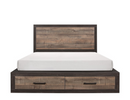 1762K-1EK - Eastern King Platform Bed with Footboard Storage