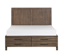 1769-1 - Queen Platform Bed with Footboard Storage