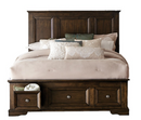1844KDC-1EK - Eastern King Platform Bed with Footboard Storage