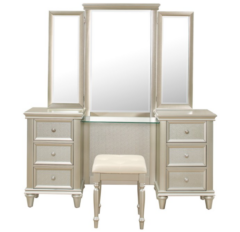 1928-15 - Vanity Dresser with Mirror