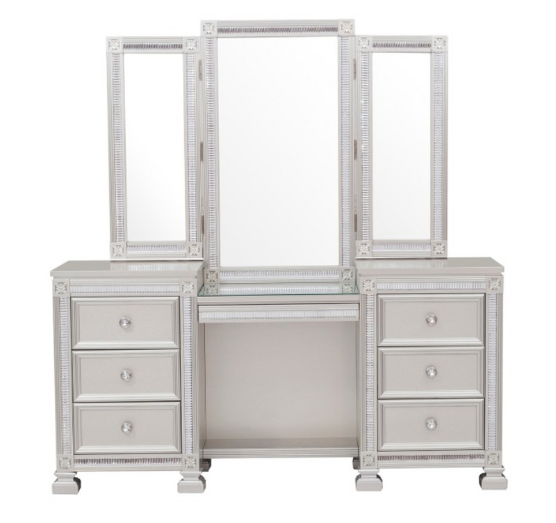 1958-15 - Vanity Dresser with Mirror