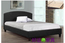 black pu  bed