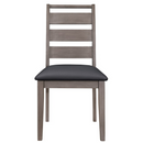 2042S - Side Chair, Black PU