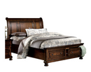 2159K-1EK - Eastern King Sleigh Platform Bed with Footboard Storage