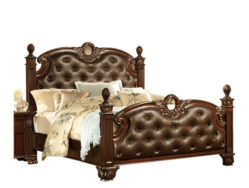 2168-1 - Queen Bonded Leather Bed