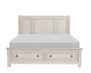 2259KW-1EK - Eastern King Platform Bed with Footboard Storage