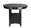 2423-36 - Round and Oval Counter Height Table with Storage Base