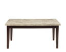 2456-64WM - Dining Table, Marble Top