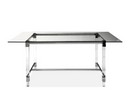 3656-64 - Dining Table with Acrylic Legs