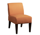 4472-RN - Accent Chair with Burnt Orange Fabric
