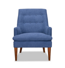 4473-BU - Accent Chair Blue Fabric
