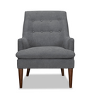 4473-DG - Accent Chair Dark Grey Fabric