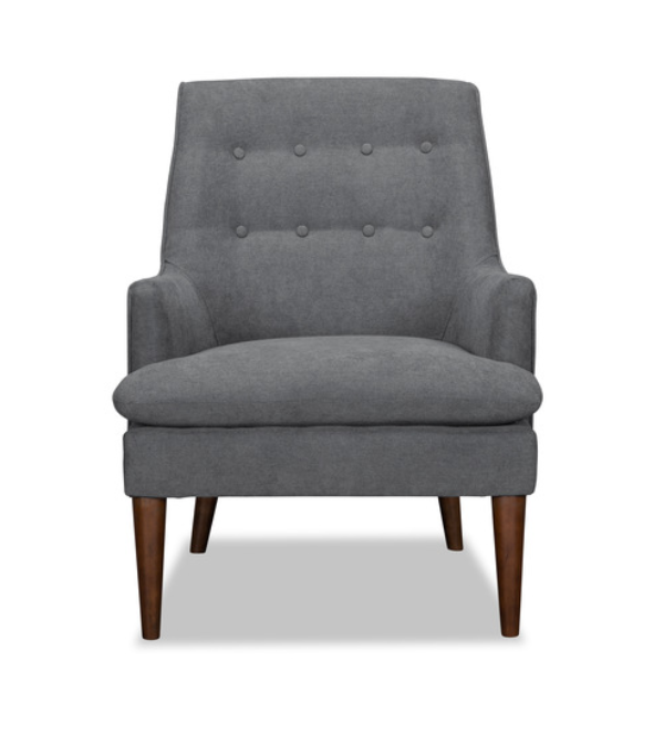 4473-DG - Accent Chair Dark Grey Fabric