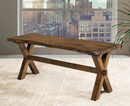 5000-13 - Bench Solid Wood Live Edge Oak Finish