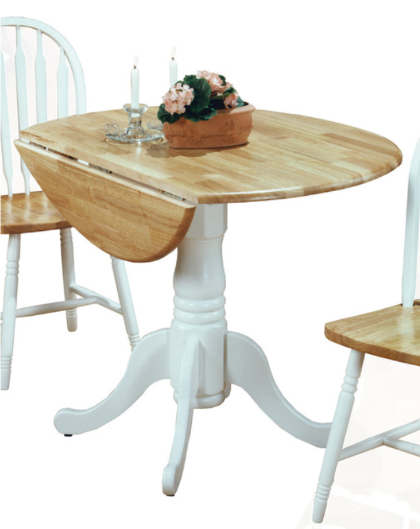 5140WTDT - Drop-leaf Pedestal Table