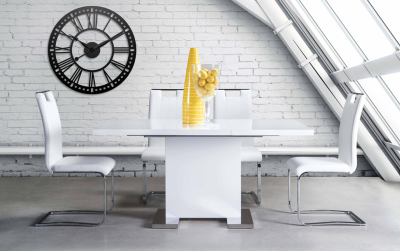 5433N Table with 738S4 Chairs - Standa Collection