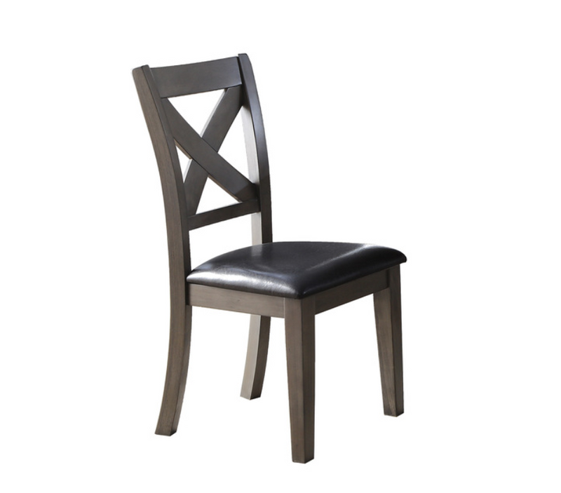 5510S - Side Chair with Black PU Seats