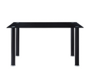 5538BK - Dining Table, Glass Top