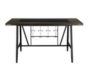 5566-36 - Counter Height Table, Glass Insert