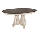 5656-66 - Round Oval Dining Table