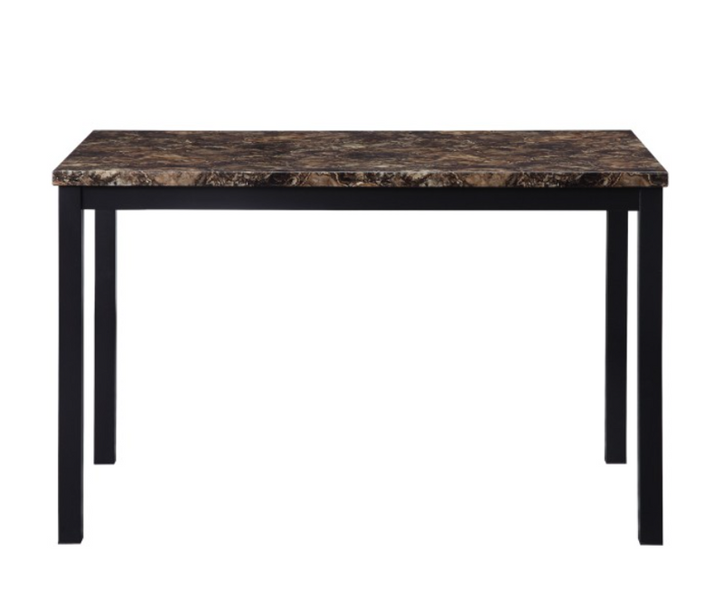 5663-48 - Dining Table, Faux Marble Top