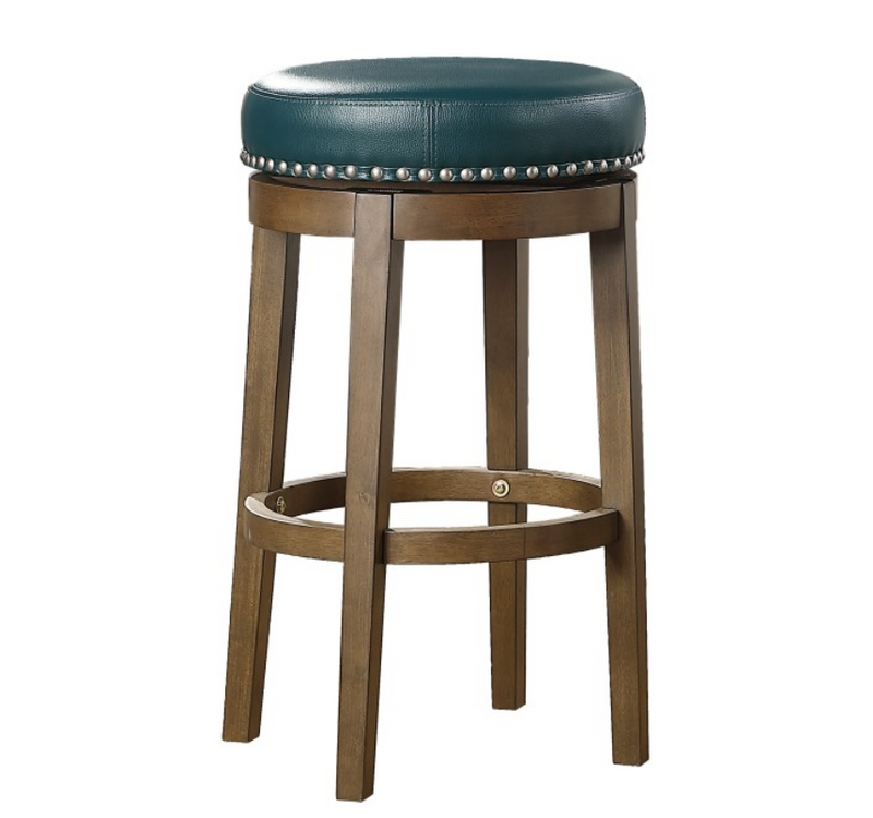 5681GEN-29 - Round Swivel Pub Height Stool, Green