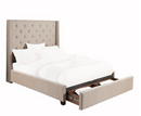 5877KBE-1CKDW - California King Platform Bed with Storage Footboard