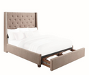 5877KBR-1CKDW - California King Platform Bed with Storage Footboard