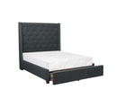 5877KGY-1CKDW - California King Platform Bed with Storage Footboard