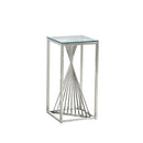 6872-02B - Glass Top Accent Table Medium